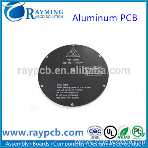 Fast supply Aluminum pcb,Black Soldermask 1oz Aluminum pcb Board